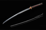 Samurai Katana Fully Hand Forged Clay Tempered Blade Unokubi-Zukuri Katana