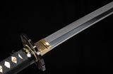Samurai Katana Japanese Clay Tempered Blade Traditional Handmade Iron Tsuba